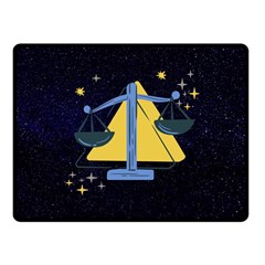 Horoscope Libra Astrology Zodiac Fleece Blanket (Small)