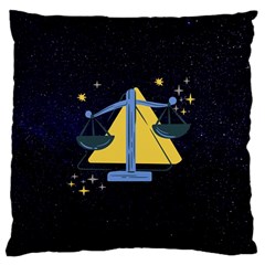 Horoscope Libra Astrology Zodiac Standard Flano Cushion Case (One Side)