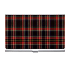 Stewart Black Tartan Business Card Holder by impacteesstreetwearfour