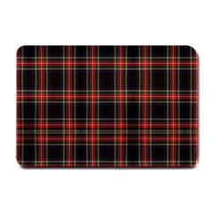 Stewart Black Tartan Small Doormat  by impacteesstreetwearfour