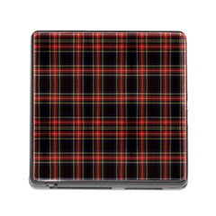 Stewart Black Tartan Memory Card Reader (square 5 Slot) by impacteesstreetwearfour