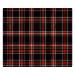 Stewart Black Tartan Double Sided Flano Blanket (small)  by impacteesstreetwearfour