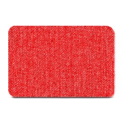 Red Denim Design  Plate Mats by ArtsyWishy