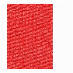 Red Denim Design  Small Garden Flag (two Sides)