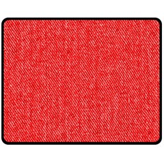 Red Denim Design  Double Sided Fleece Blanket (medium) 