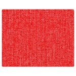 Red Denim Design  Double Sided Flano Blanket (Medium)  60 x50  Blanket Back