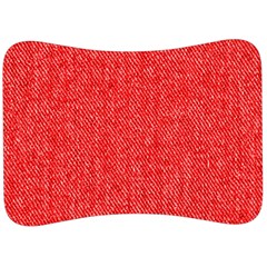 Red Denim Design  Velour Seat Head Rest Cushion