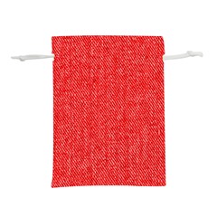 Red Denim Design  Lightweight Drawstring Pouch (s)