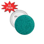 Green Denim 1.75  Button (10 pack)  Front