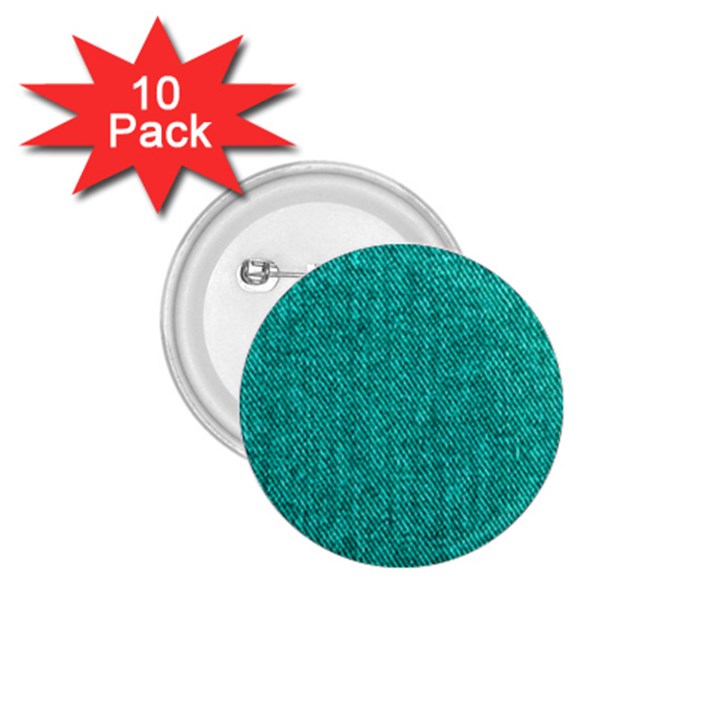 Green Denim 1.75  Button (10 pack) 