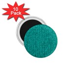 Green Denim 1.75  Magnet (10 pack)  Front