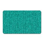 Green Denim Magnet (Rectangular) Front