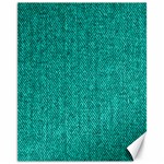 Green Denim Canvas 11  x 14  10.95 x13.48  Canvas - 1