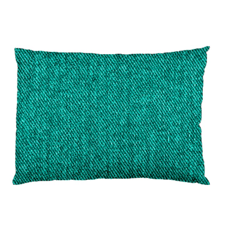 Green Denim Pillow Case