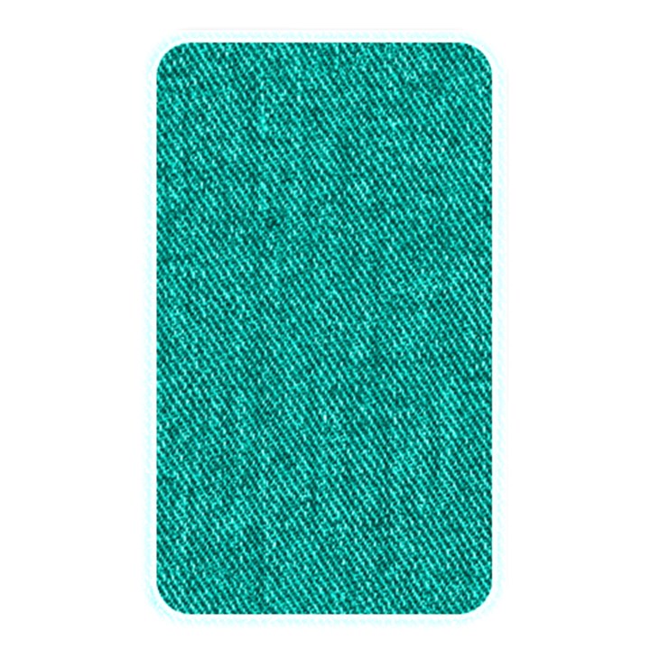 Green Denim Memory Card Reader (Rectangular)