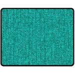 Green Denim Fleece Blanket (Medium) 60 x50  Blanket Front