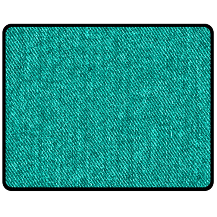 Green Denim Fleece Blanket (Medium)