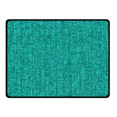 Green Denim Fleece Blanket (small) by ArtsyWishy