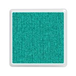 Green Denim Memory Card Reader (Square) Front