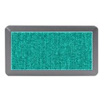 Green Denim Memory Card Reader (Mini) Front