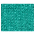 Green Denim Double Sided Flano Blanket (Small) 50 x40  Blanket Front