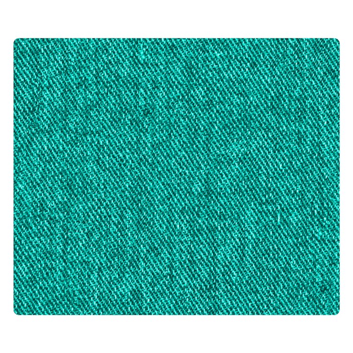 Green Denim Double Sided Flano Blanket (Small)