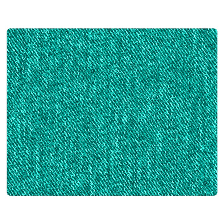 Green Denim Double Sided Flano Blanket (Medium)