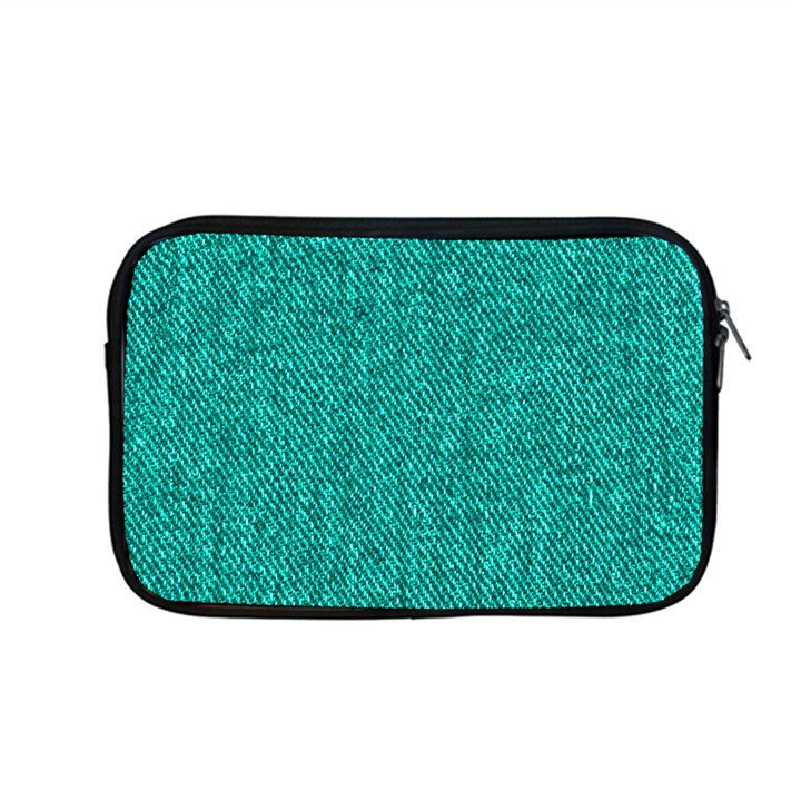 Green Denim Apple MacBook Pro 13  Zipper Case