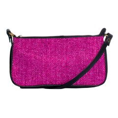 Pink Denim Design  Shoulder Clutch Bag