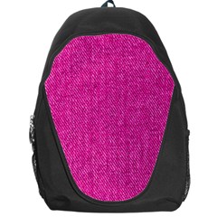 Pink Denim Design  Backpack Bag by ArtsyWishy