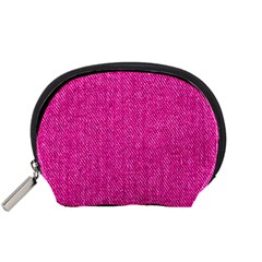 Pink Denim Design  Accessory Pouch (Small)