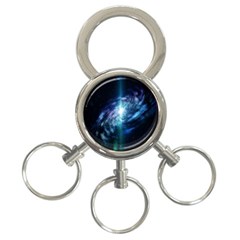 The Galaxy 3-ring Key Chain by ArtsyWishy