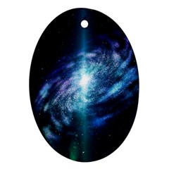 The Galaxy Oval Ornament (two Sides)