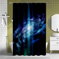 The Galaxy Shower Curtain 48  X 72  (small)  by ArtsyWishy