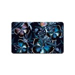 Beautiful Blue Butterflies  Magnet (Name Card) Front