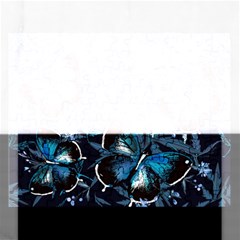 Beautiful Blue Butterflies  Rectangular Jigsaw Puzzl by ArtsyWishy