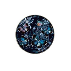 Beautiful Blue Butterflies  Hat Clip Ball Marker (10 Pack) by ArtsyWishy