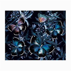 Beautiful Blue Butterflies  Small Glasses Cloth by ArtsyWishy