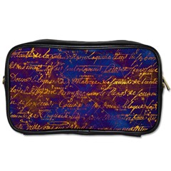 Majestic Purple And Gold Design Toiletries Bag (two Sides) by ArtsyWishy