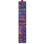 Majestic Purple And Gold Design Large Book Marks Front