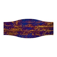 Majestic Purple And Gold Design Stretchable Headband