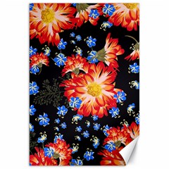 Orange And Blue Chamomiles Design Canvas 20  X 30  by ArtsyWishy