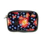 Orange and Blue Chamomiles Design Coin Purse Front