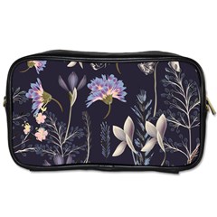 Butterflies And Flowers Painting Toiletries Bag (two Sides) by ArtsyWishy