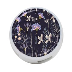 Butterflies And Flowers Painting 4-port Usb Hub (two Sides) by ArtsyWishy