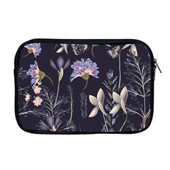 Butterflies And Flowers Painting Apple Macbook Pro 17  Zipper Case by ArtsyWishy