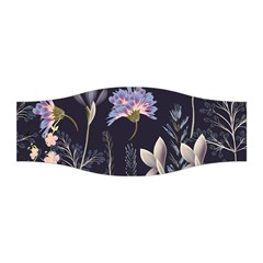 Butterflies And Flowers Painting Stretchable Headband by ArtsyWishy