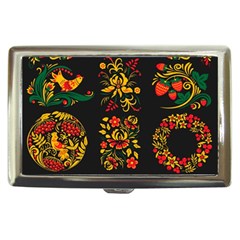 Russian Khokhloma Cigarette Money Case by goljakoff