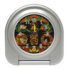 Russian Khokhloma Travel Alarm Clock by goljakoff