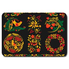 Russian Khokhloma Large Doormat  by goljakoff